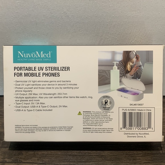 Portable UV Sterilizer for phones - Picture 5 of 7